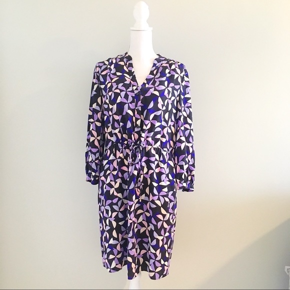 kate spade Dresses & Skirts - Kate Spade Spinner Silk Drawstring Shirt Dress